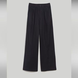 NWOT Madewell Harlow Wide Leg Pants — Black